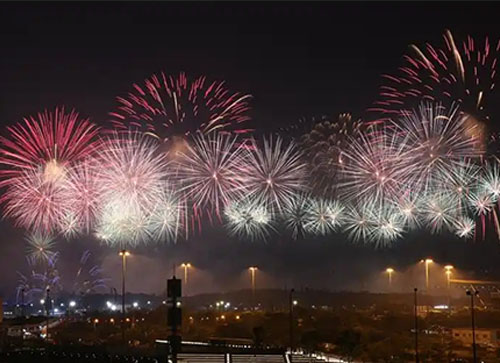 北辰区焰火晚会